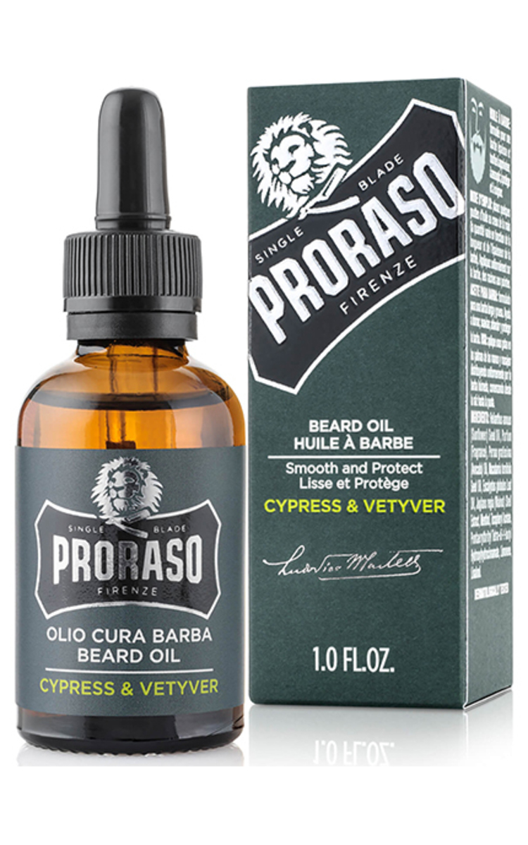 PRORASO PRORASO, CYPRESS & VETYVER, barzdos aliejus, 30 ml 30 vnt.