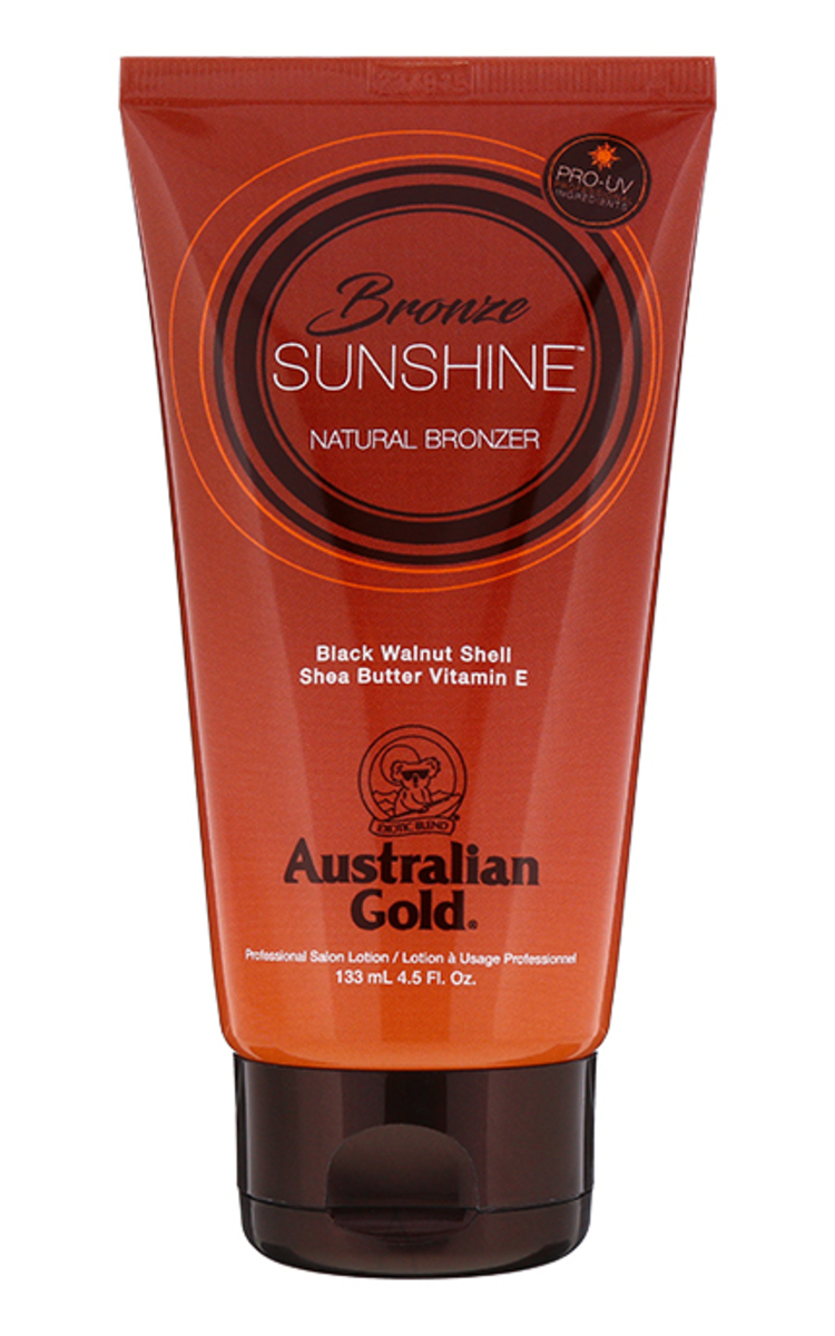 AUSTRALIAN GOLD AUSTRALIAN GOLD, SUNSHINE BRONZE, soliariumų įdegio kremas, 133 ml 133 ml