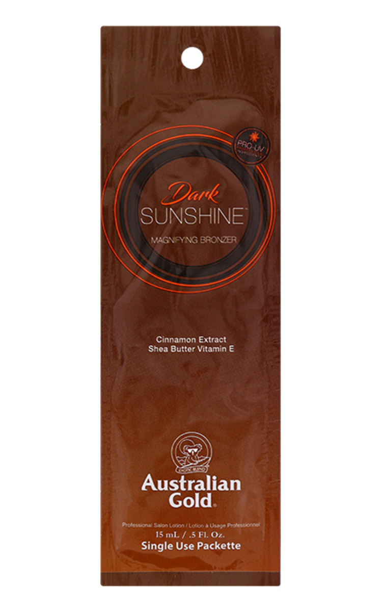 AUSTRALIAN GOLD AUSTRALIAN GOLD, SUNSHINE DARK, soliariumų įdegio kremas, 15 ml 15 ml