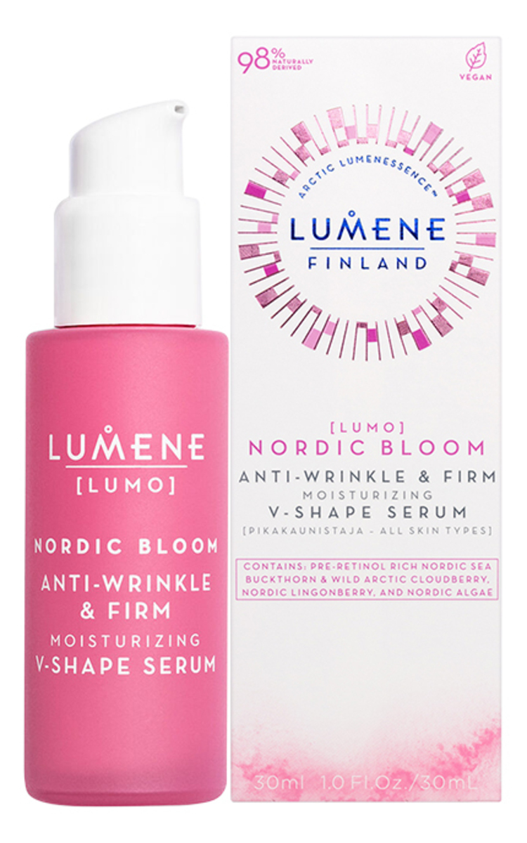 LUMENE LUMENE, NORDIC BLOOM LUMO ANTI-WRINKLE & FIRM, drėkinantis V-shape serumas, 30 ml 30 ml