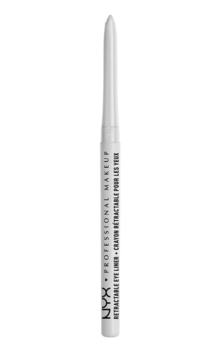 NYX PROFESSIONAL MAKEUP NYX PROFESSIONAL MAKEUP, RETRACTABLE, išsukamas akių pieštukas, White, 0,28 g