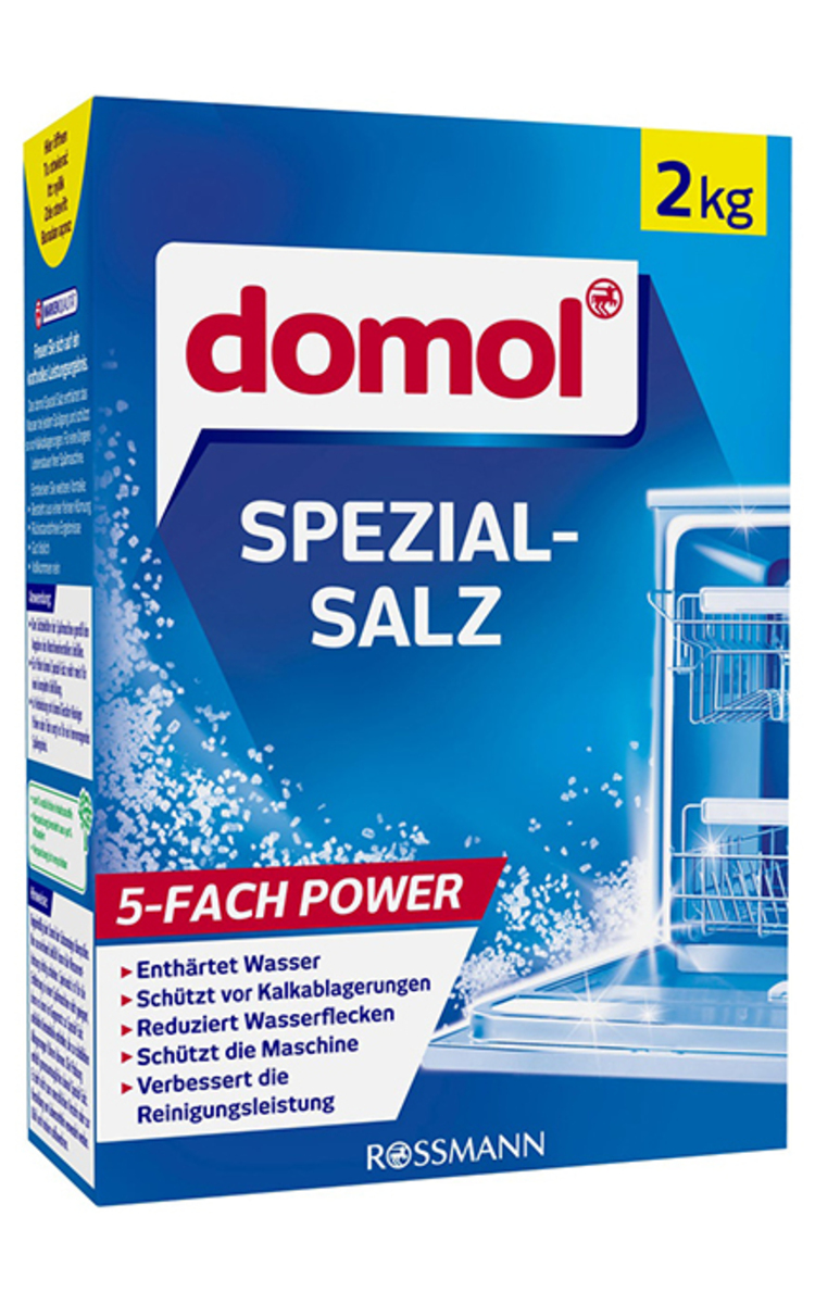 DOMOL DOMOL, indaplovių druska, 2000 g 2 kg