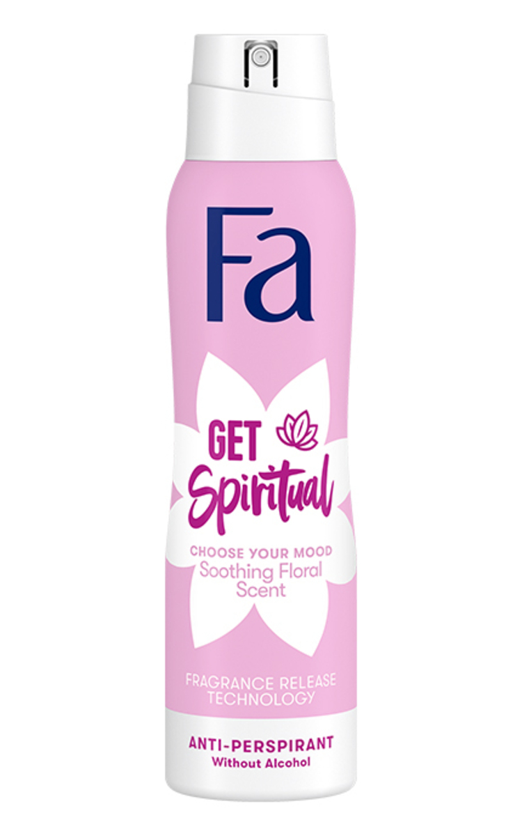 FA FA, GET SPIRITUAL, purškiamas dezodorantas moterims, 150 ml 150 ml