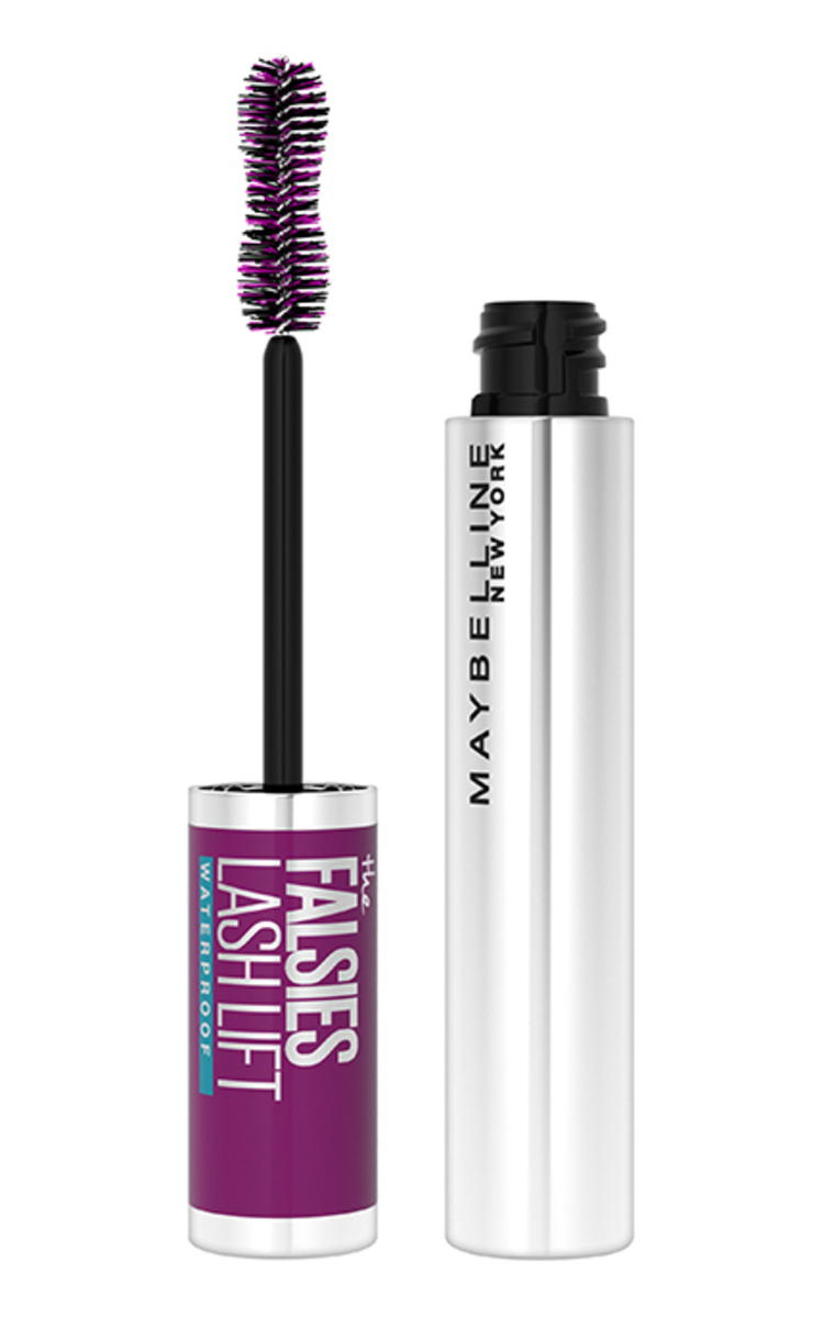 MAYBELLINE NEW YORK MAYBELLINE NEW YORK, THE FALSIES LASH LIFT, vandeniui atsparus blakstienų tušas, juodas, 8,6 ml 13,4 g