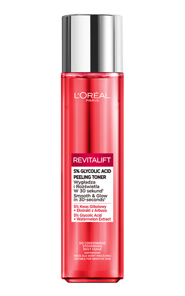 L′ORÉAL PARIS L'OREAL PARIS, REVITALIFT, šveičiamasis tonikas su glikolio rūgštimi, 180 ml 180 ml