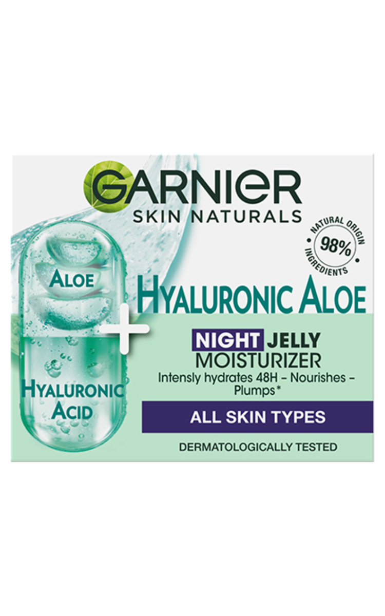 GARNIER GARNIER, NATURAL, Garnier Hyaluronic Aloe Jelly naktinis kremas, 50 ml  50 ml