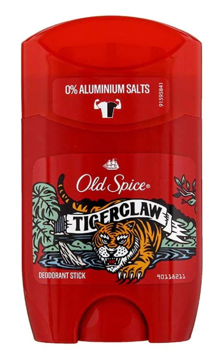 OLD SPICE OLD SPICE, TIGER CLAW, pieštukinis dezodorantas, 50 ml. 50 ml