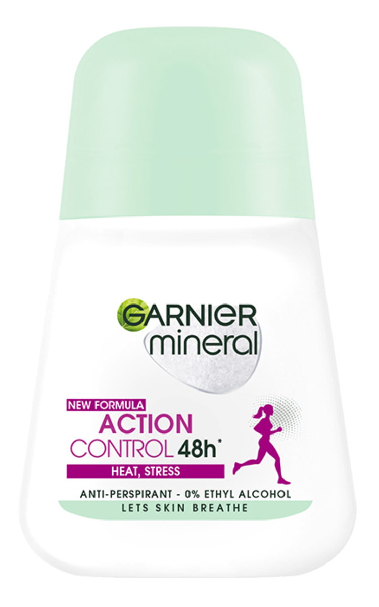 GARNIER GARNIER, MINERAL AC STRESS (CLASSICAL), rutulinis dezodorantas, 50 ml 50 ml