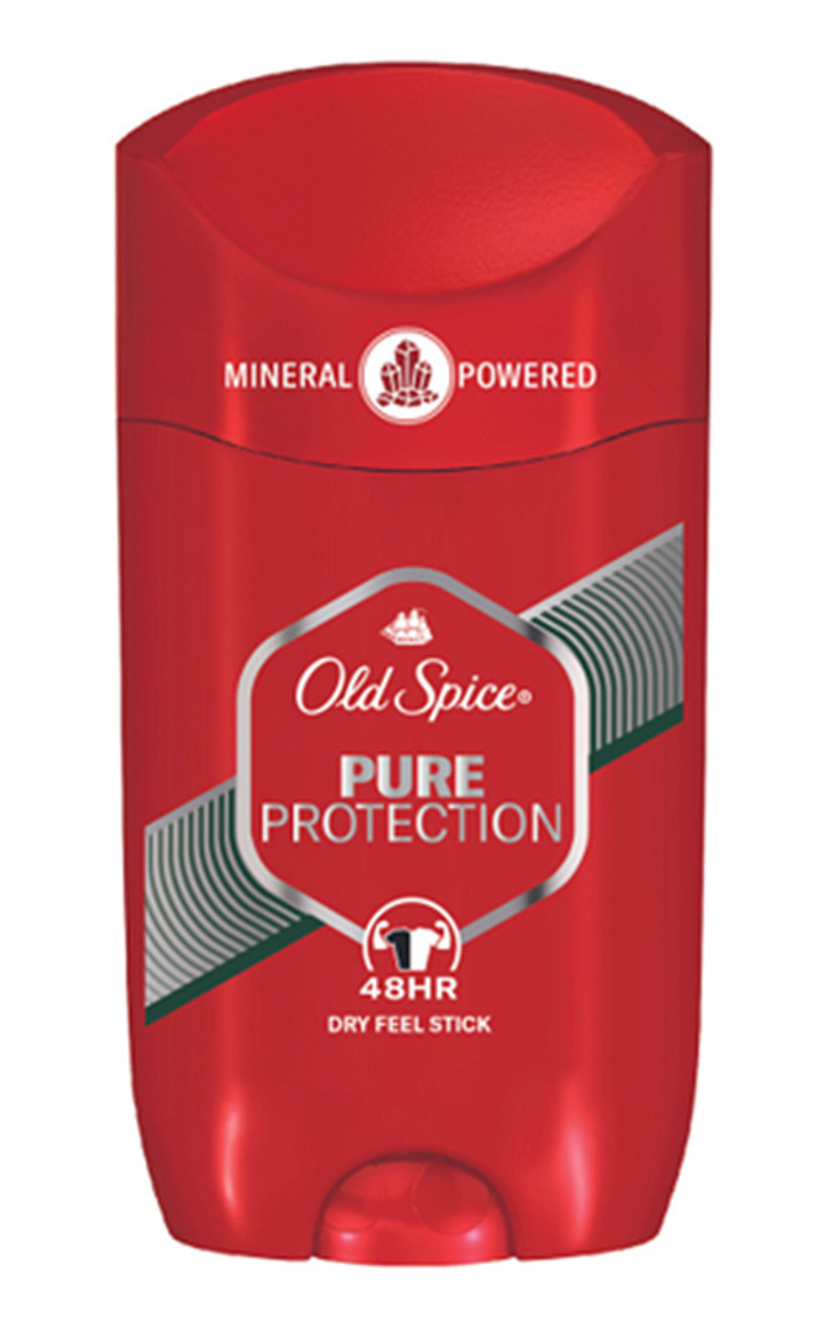 OLD SPICE OLD SPICE, PURE PROTECTION, pieštukinis dezodorantas, 65 ml. 65 ml