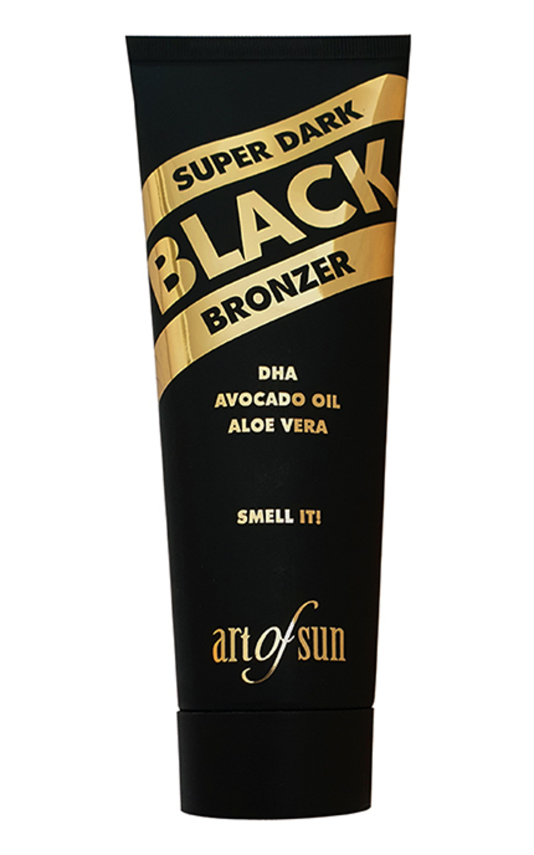 ART OF SUN BLACK, SUPER DARK, savaiminio įdegio losjonas, 125 ml 125 ml