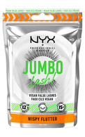 NYX PROFESSIONAL MAKEUP, JUMBO LASH! WHISPY FLUTTER, dirbtinės blakstienos.