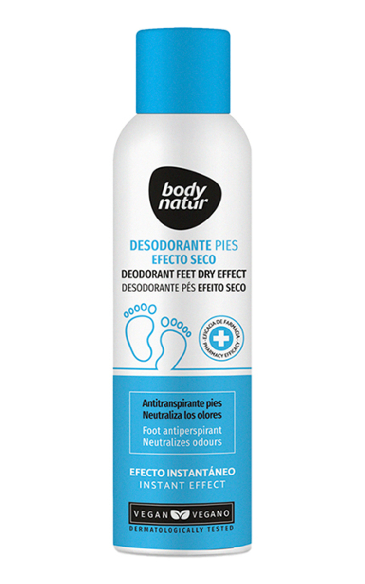 BODY NATUR BODY NATUR, antiperspirantinis dezodorantas kojoms, 150 ml 150 ml