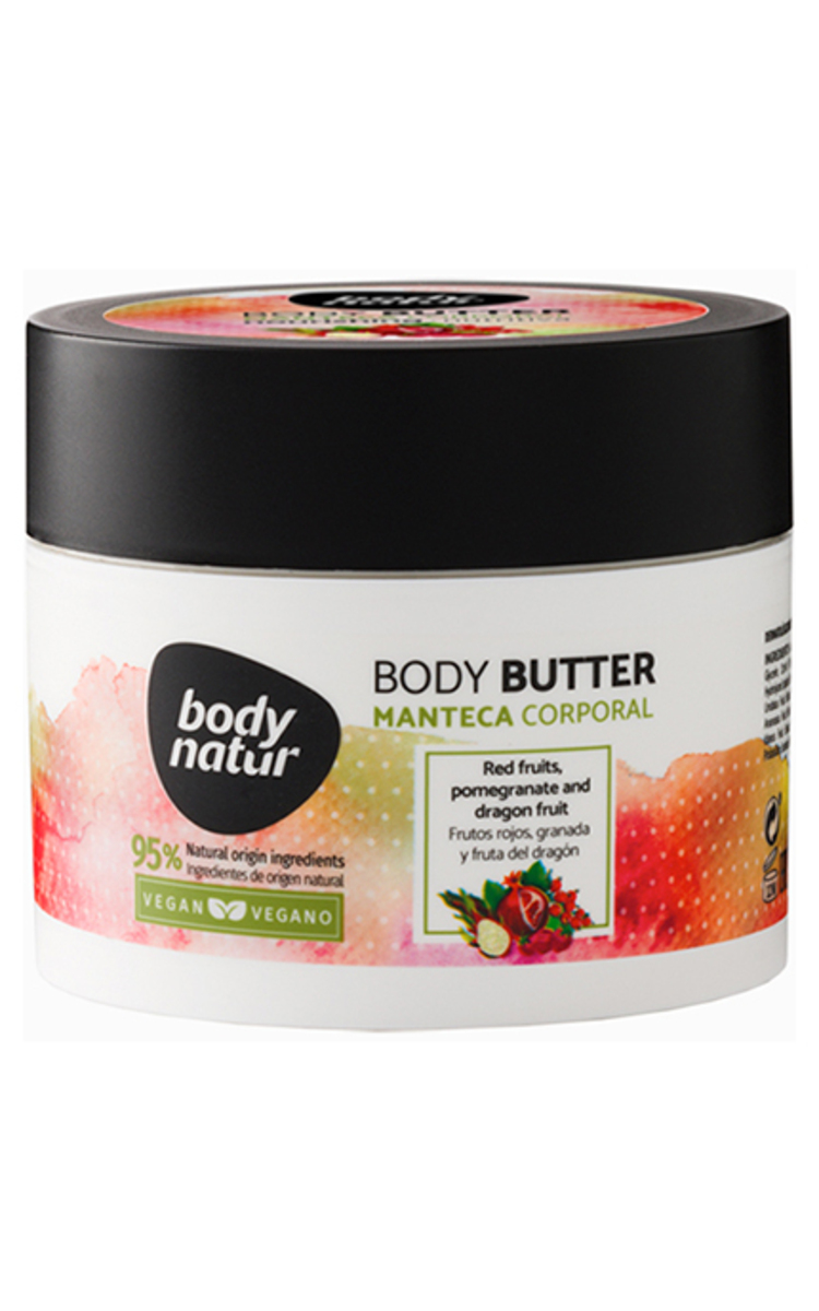 BODY NATUR BODY NATUR, kremas kūnui su raudonais vaisiais, granatais, 300 ml 200 ml