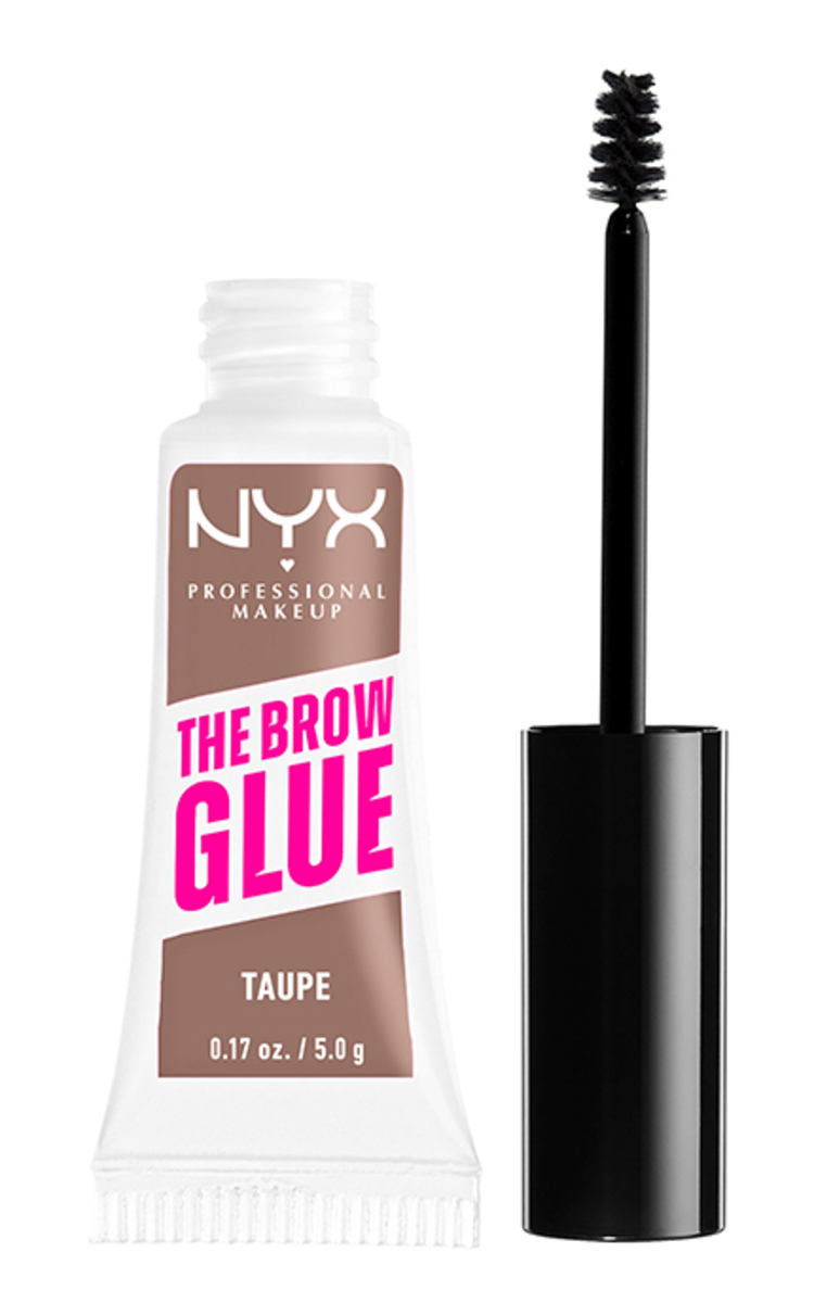 NYX PROFESSIONAL MAKEUP NYX, THE BROW GLUE, antakių klijai, 5 g. Taupe Blonde