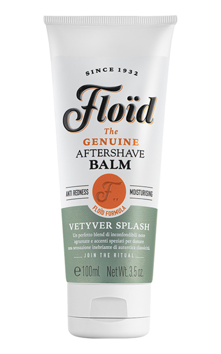 FLOID FLOID, AFTERSHAVE BALM VETYVER SPLASH, drėkinantis balzamas po skutimosi, 100 ml 100 ml