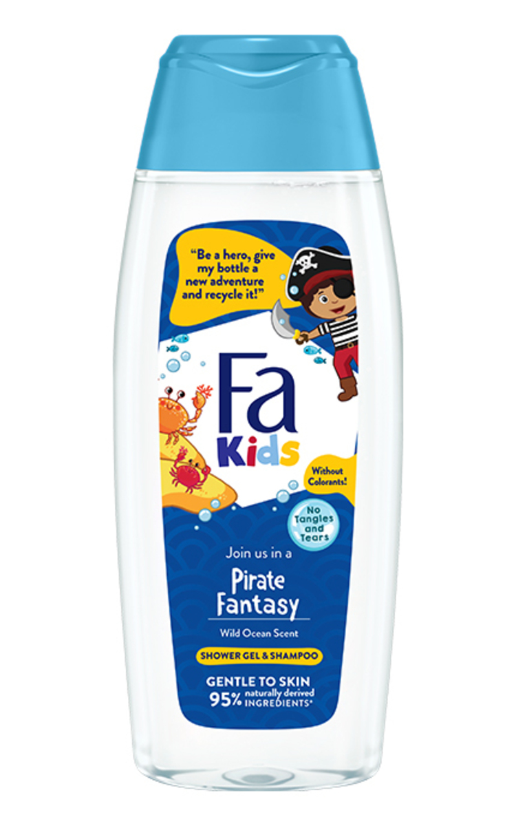 FA FA, KIDS PIRATE, dušo gelis, 400 ml 400 ml