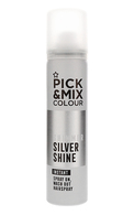 PICK & MIX, SILVER GLITTER, PICK & MIX, SILVER GLITTER, dažomasis plaukų lakas, 75 ml