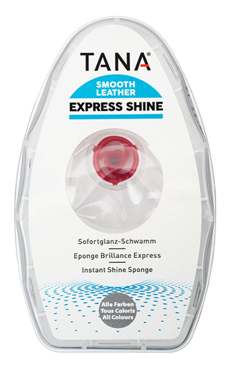 TANA TANA, EXPRESS SHINE, kempinėlė batams, bespalvė, 7 ml.  1 vnt.