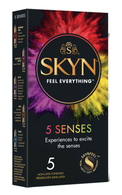 LIFESTYLE, SKYN FIVE SENSES, prezervatyvai, 5 vnt.