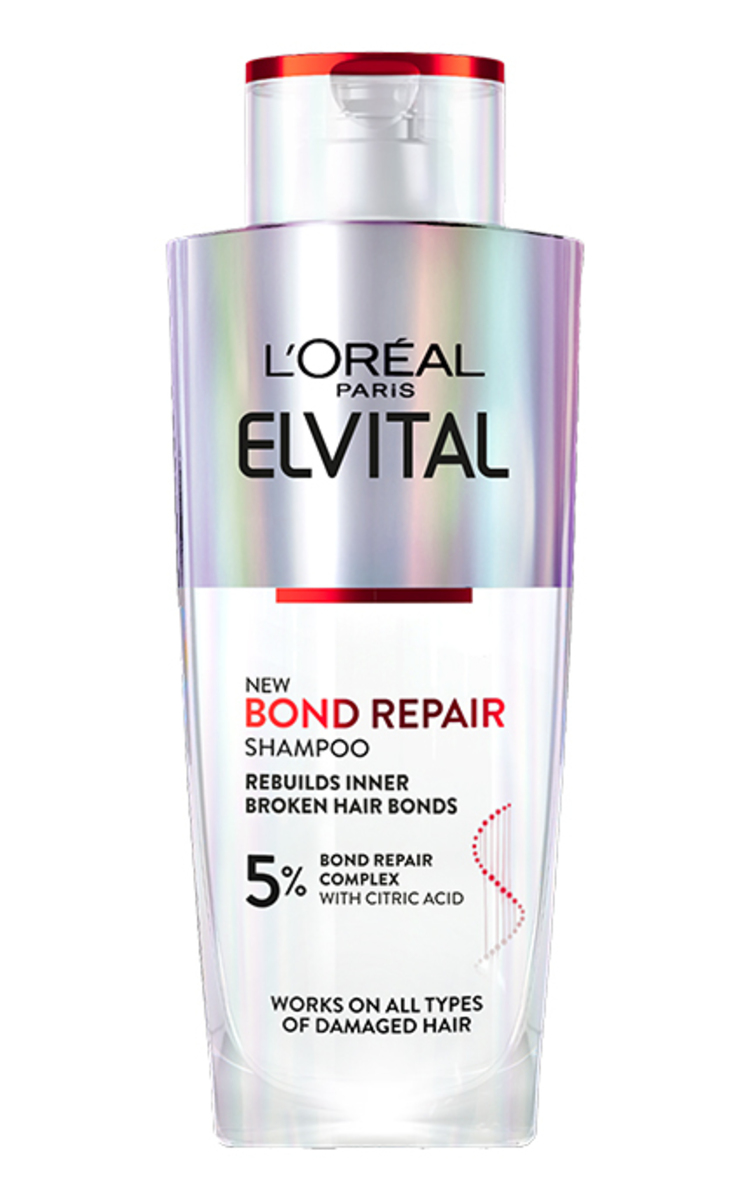 ELVITAL L'OREAL PARIS, ELVITAL BOND REPAIR, šampūnas pažeistiems plaukams, 200 ml 200 ml