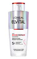 L'OREAL PARIS, ELVITAL BOND REPAIR, šampūnas pažeistiems plaukams, 200 ml