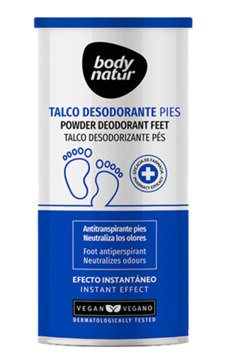 BODY NATUR BODY NATUR, antiperspirantinis dezodorantas/pudra kojoms, 75 g 75 g