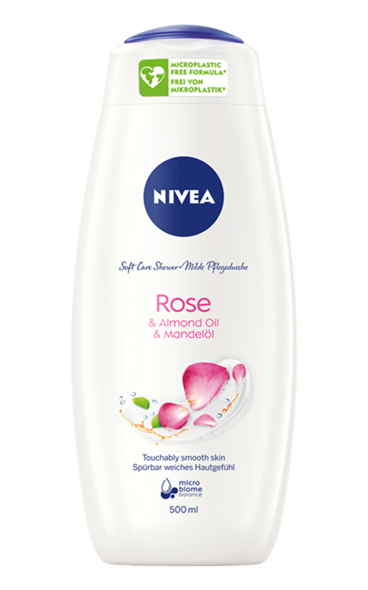 NIVEA NIVEA, ROSE & ALMOND OIL, dušo gelis, 500 ml 500 ml