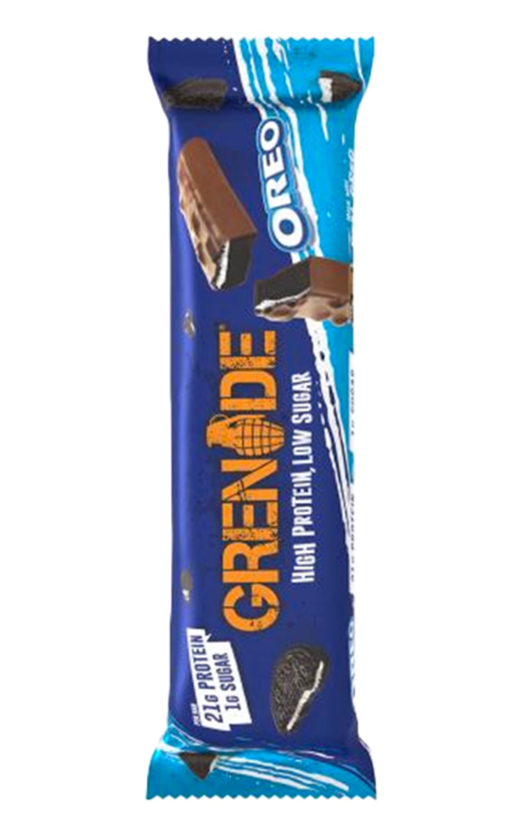 GRENADE GRENADE, OREO HIGH PROTEIN LOW SUGAR, baltyminis batonėlis, 60 g 60 g