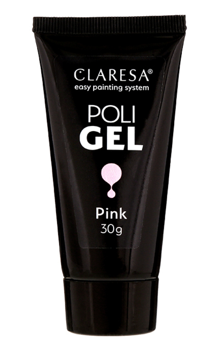 CLARESA CLARESA, POLI GEL PINK, nagų priauginimo gelis, 30 g 30 g