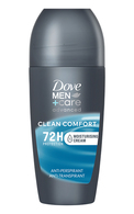 DOVE MEN, CLEAN COMFORT, rutulinis antiperspirantas, 50 ml