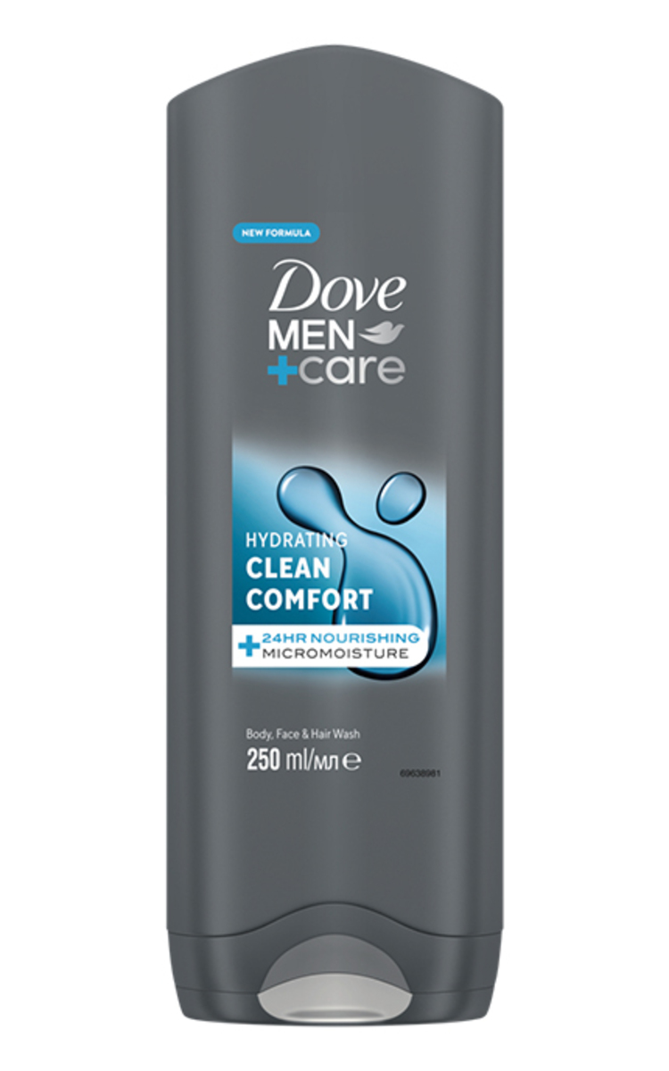 DOVE MEN+CARE DOVE MEN + CARE, CLEAN COMFORT, dušo želė, 250 ml 250 ml