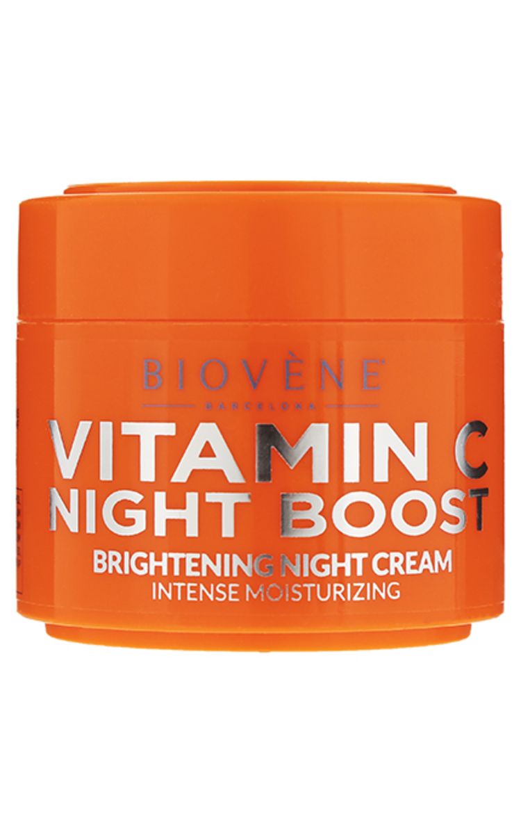 BIOVENE BIOVENE, VITAMIN C NIGHT BOOST, naktinis skaistinamasis ir drėkinamasis kremas, 1 vnt. 50 ml