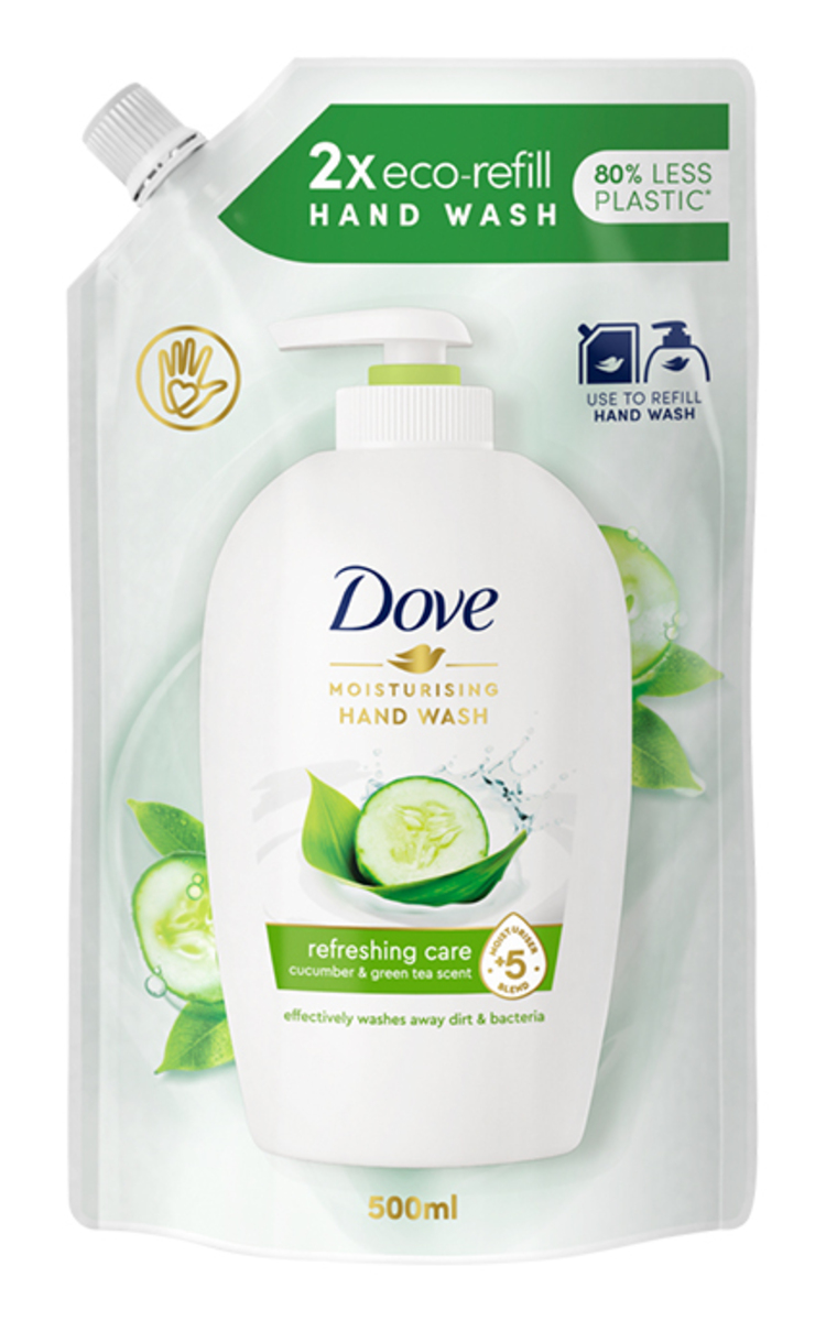 DOVE DOVE, REFRESHING CARE, skysto muilo papildymas, 500 ml 500 ml