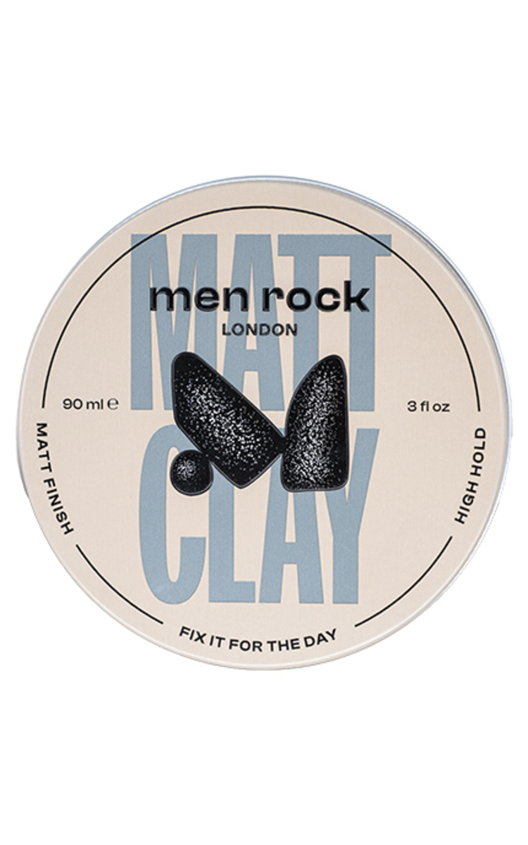 MEN ROCK MEN ROCK, MATT CLAY, matinis plaukų modeliavimo molis, 90 ml 90 ml