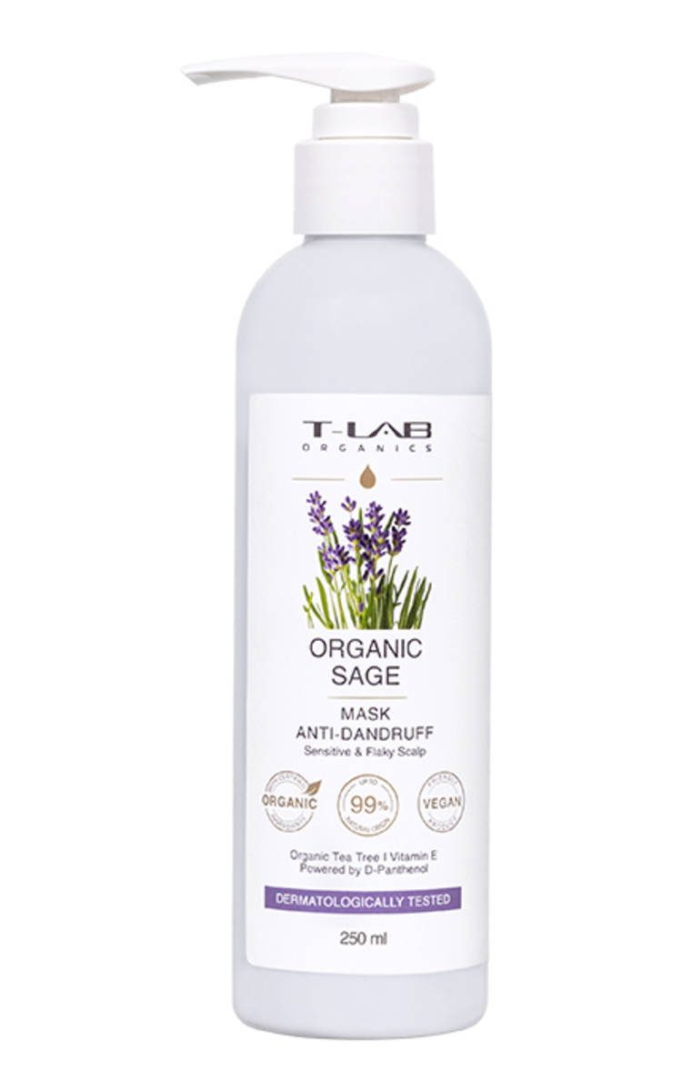 T-LAB ORGANICS T-LAB ORGANICS, ORGANIC SAGE, kondicionierius nuo pleiskanų, 250 ml 250 ml