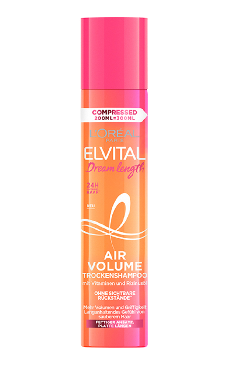 ELVITAL L'OREAL PARIS, ELVITAL AIR VOLUME, sausas šampūnas, 200 g 1 vnt.