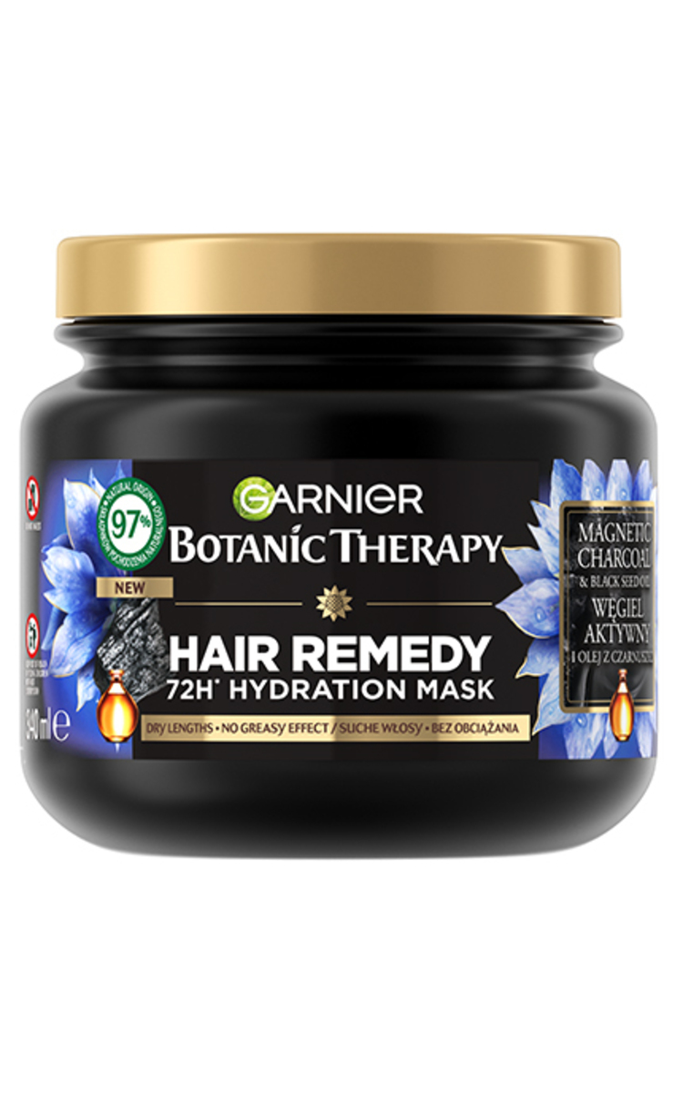 GARNIER BOTANIC THERAPY GARNIER, BOTANIC THERAPY MAGNETIC CHARCOAL, kaukė, 340 ml 340 ml