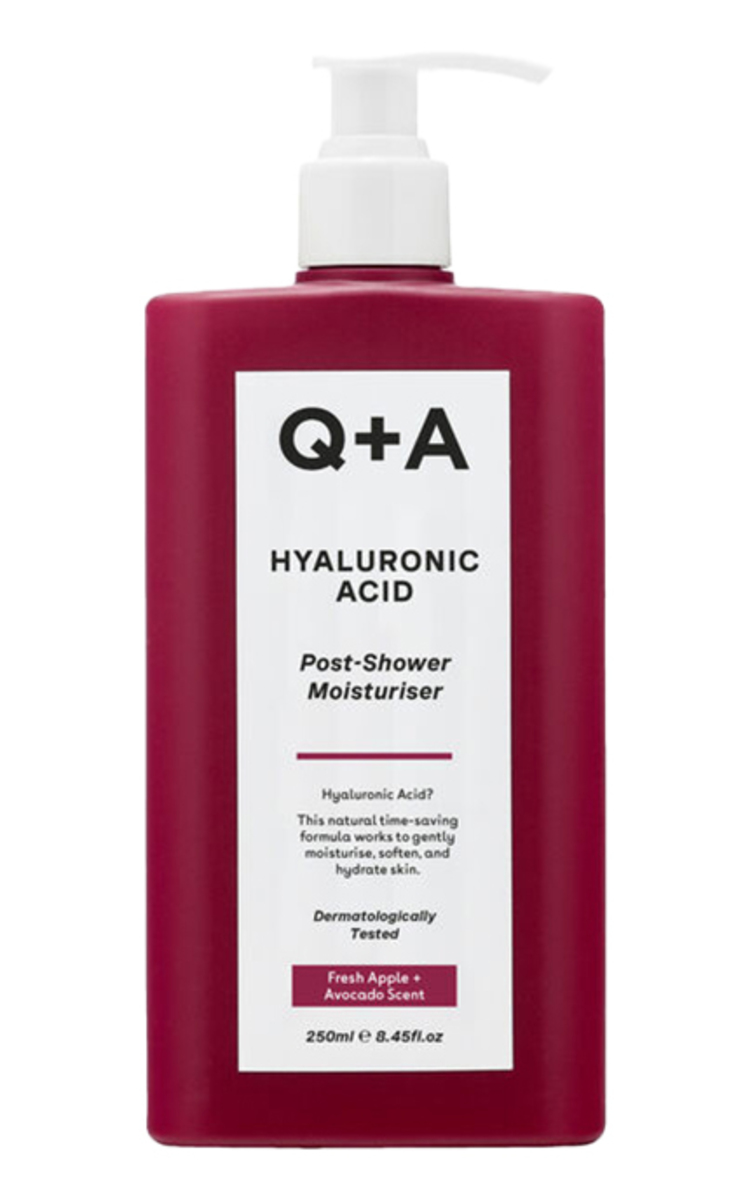 Q+A Q+A, HYALURONIC ACID POST-SHOWER MOISTURISER, drėkinamasis kūno kremas su hialurono rūgštimi, 250 ml 250 ml