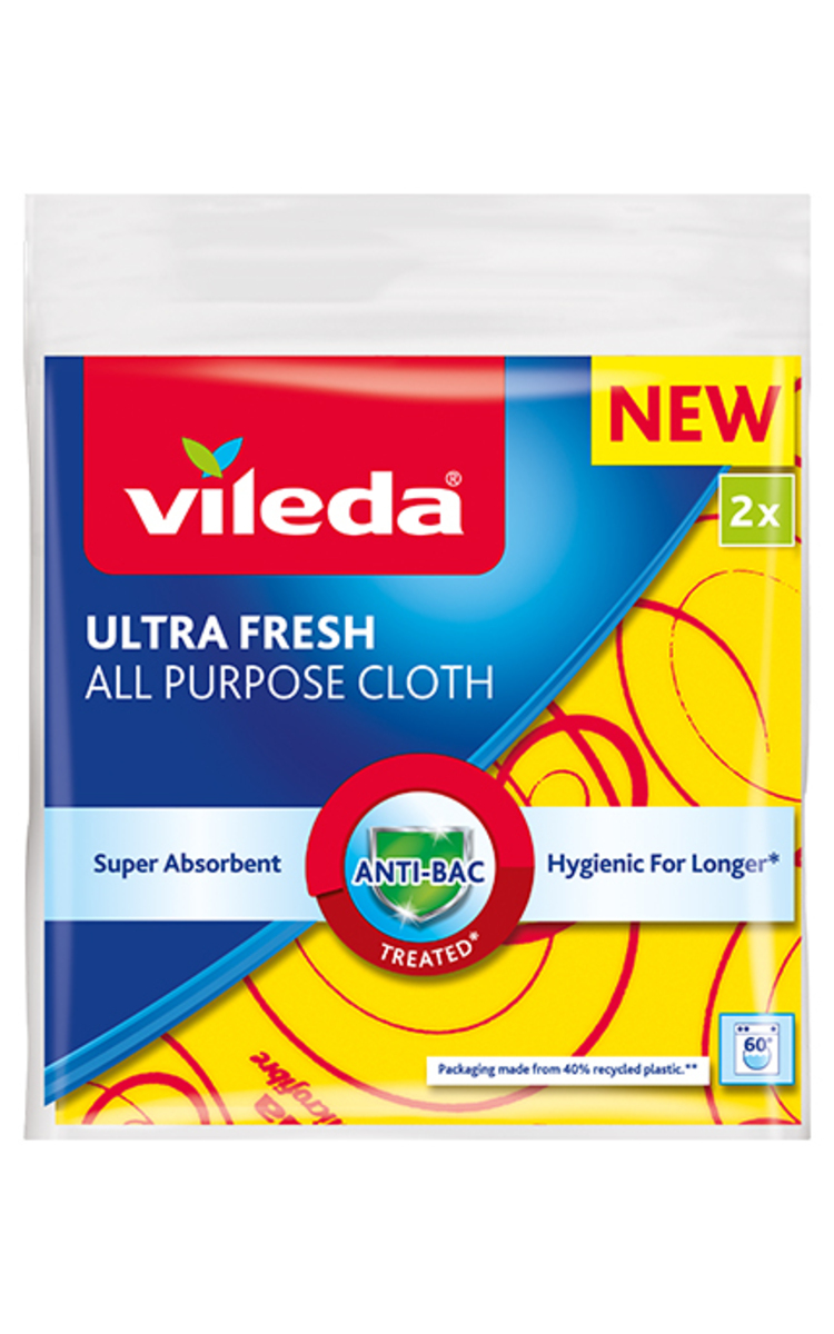 VILEDA VILEDA, ULTRA FRESH, universali šluostė, 2 vnt.  2 vnt.