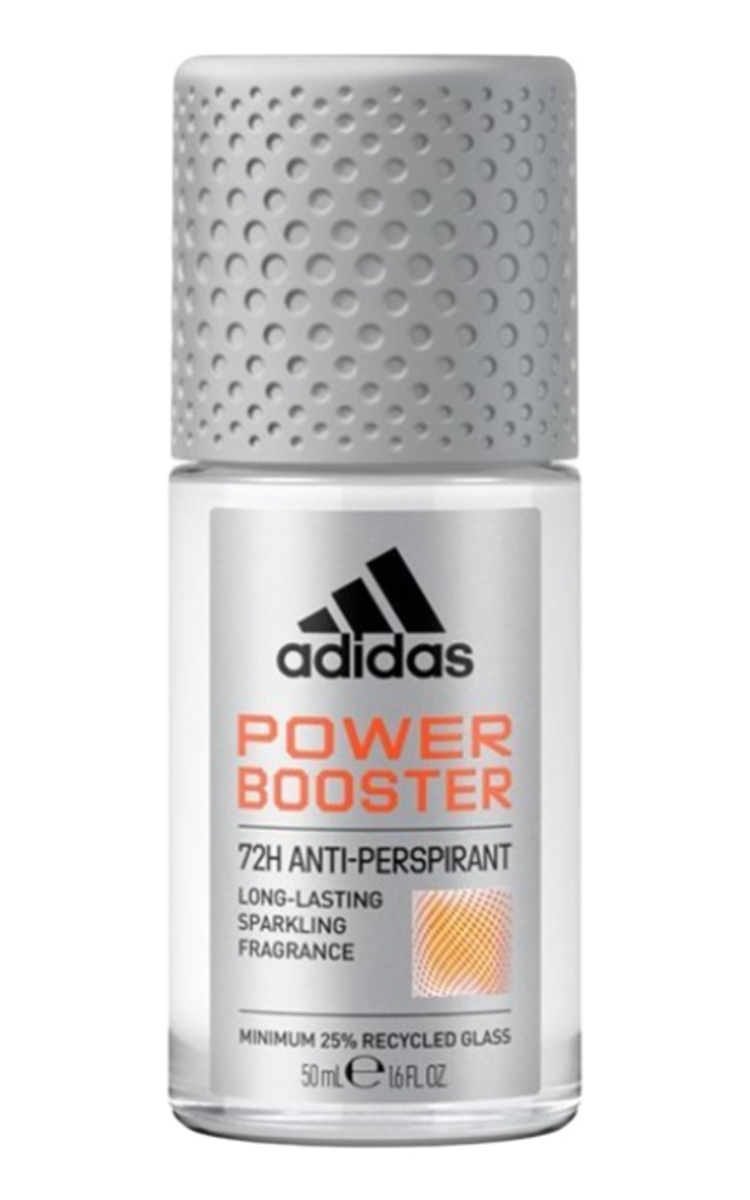 ADIDAS ADIDAS, POWER BOOSTER, vyriškas rutulinis dezodorantas, 50 ml 50 ml