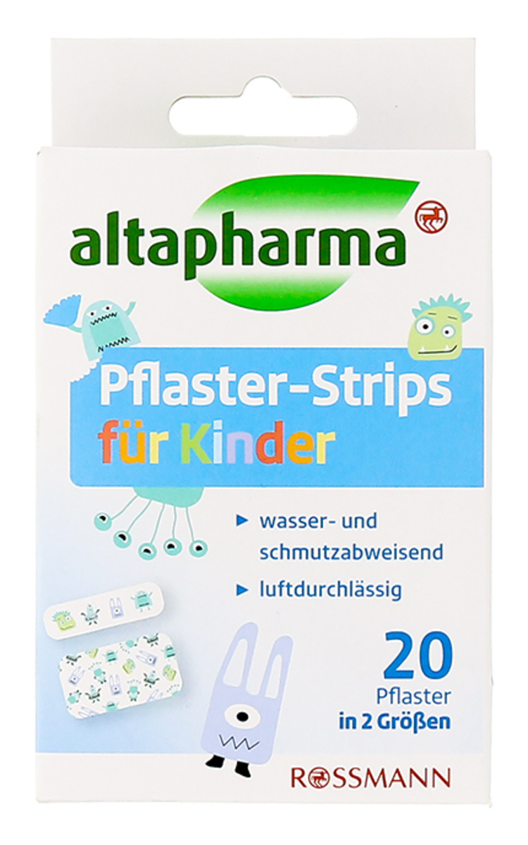 ALTAPHARMA ALTAPHARMA, pleistrai vaikams, 14 vnt. 20 vnt.