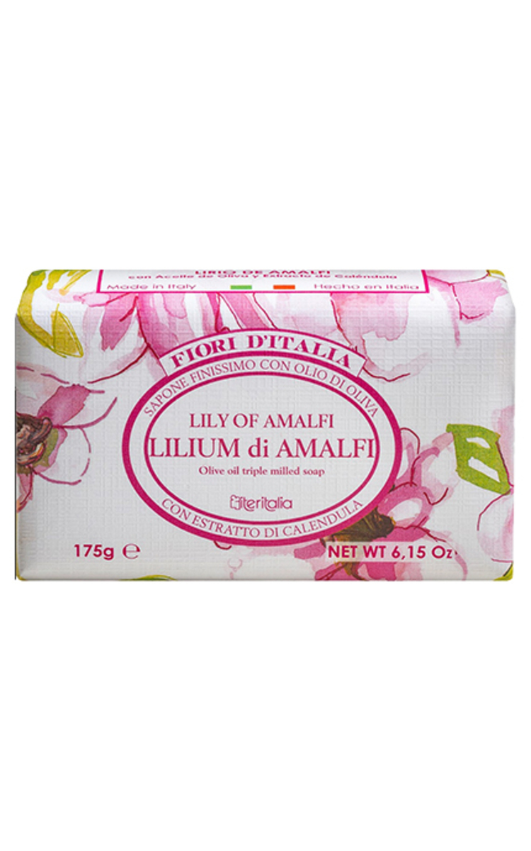 ITERITALIA ITERITALIA, itin švelnus muilas, amalfio lelijos aromato, 175 g. 175 g