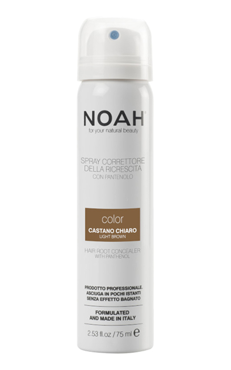 NOAH NOAH, HAIR ROOT CONCEALER LIGHT BROWN, plaukų šaknų maskuoklis (šviesiai rudas), 75 ml 75 ml