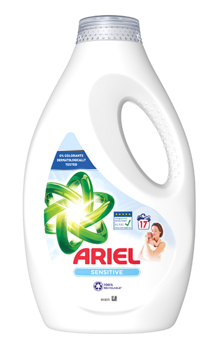 ARIEL ARIEL SENSITIVE, skystas skalbiklis, 17sk./ 0.85 l 850 ml