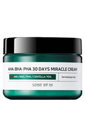 SOME BY MI, AHA BHA PHA 30 DAYS MIRACLE CREAM, veido kremas, 60 g. 