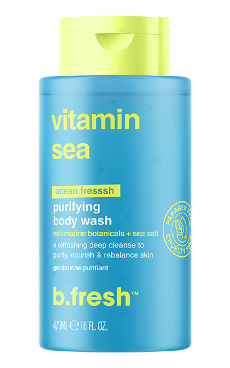 B.FRESH B.FRESH, VITAMIN SEA BODY WASH, kūno prausiklis su jūros druska, 473 ml 473 ml