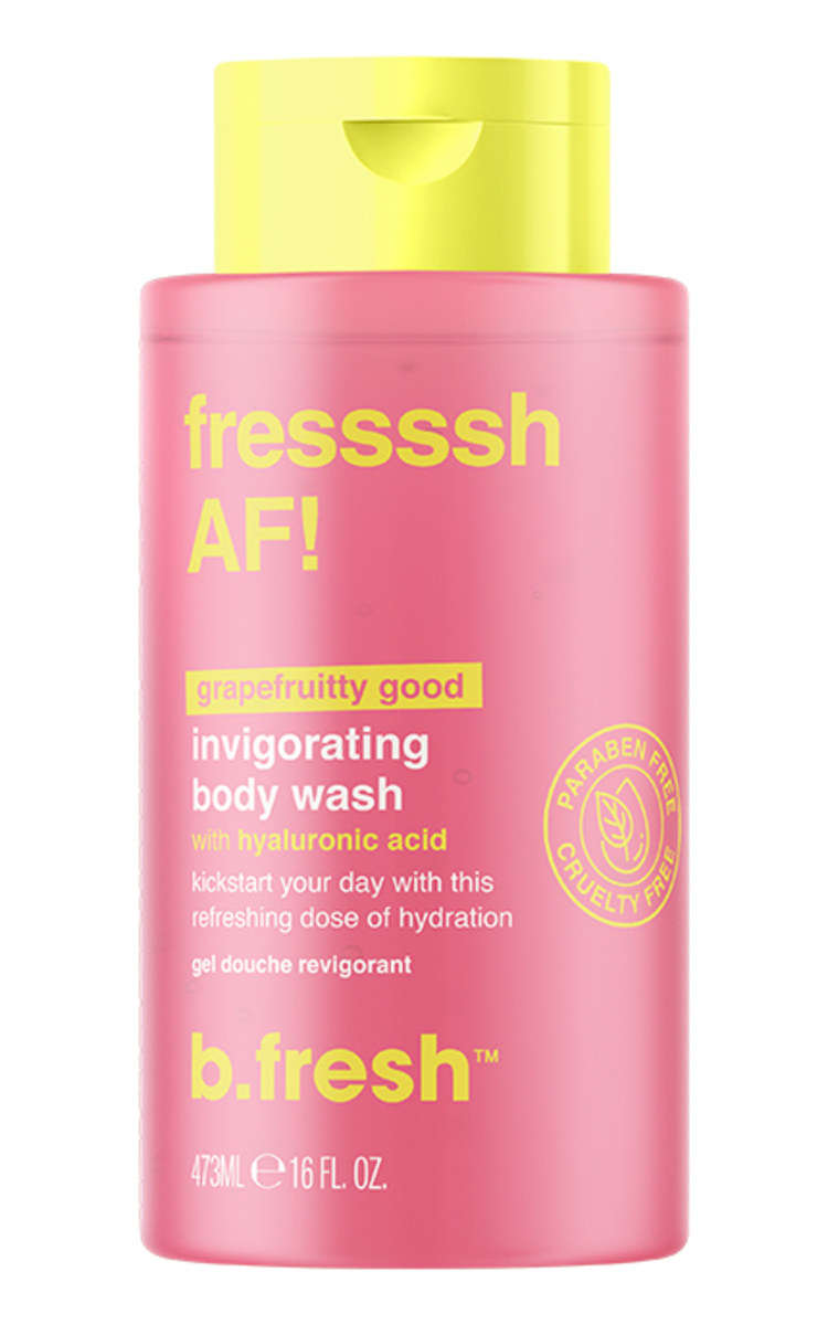 B.FRESH B.FRESH, FRESSSSH AF! BODY WASH, drėkinamasis kūno prausiklis su hialurono rūgštimi, 473 ml 473 ml