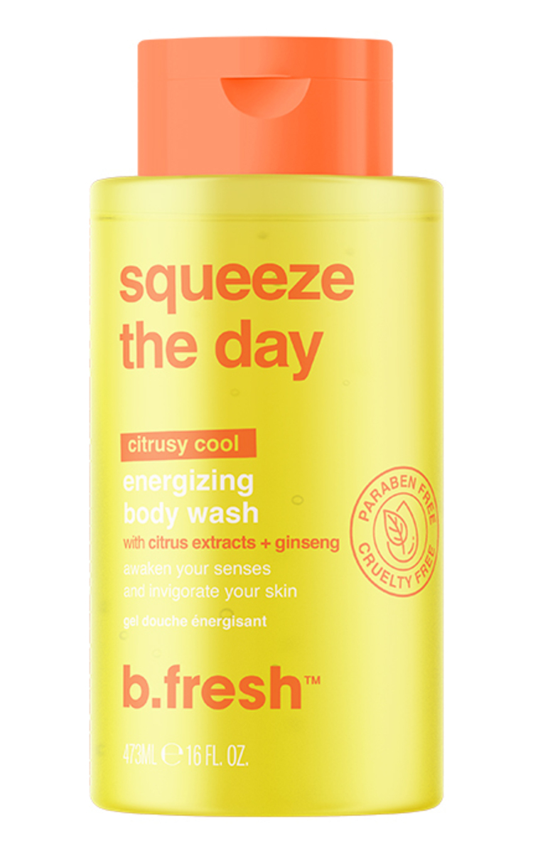 B.FRESH B.FRESH, SQUEEZE THE DAY BODY WASH, energizuojantis kūno prausiklis su citrusų ekstraktu, 473 ml 473 ml