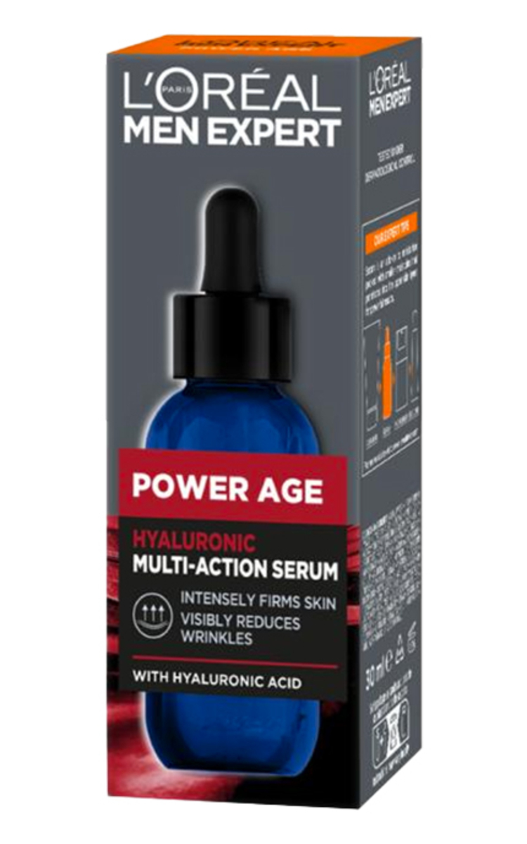 MEN EXPERT L'OREAL, MEN EXPERT POWER AGE, serumas su hialurono rūgštimi, 30 ml 30 ml