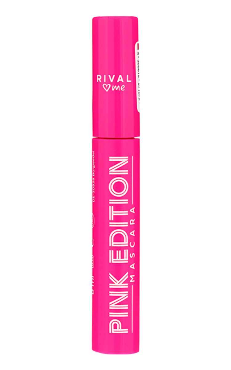 RIVAL LOVES ME RIVAL LOVES ME, PINK EDITION, blakstienų tušas, 1 vnt. 8 ml